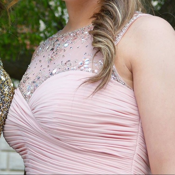 Light pink prom dress - Picture 2 of 4